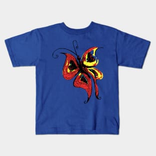 Red butterfly Kids T-Shirt